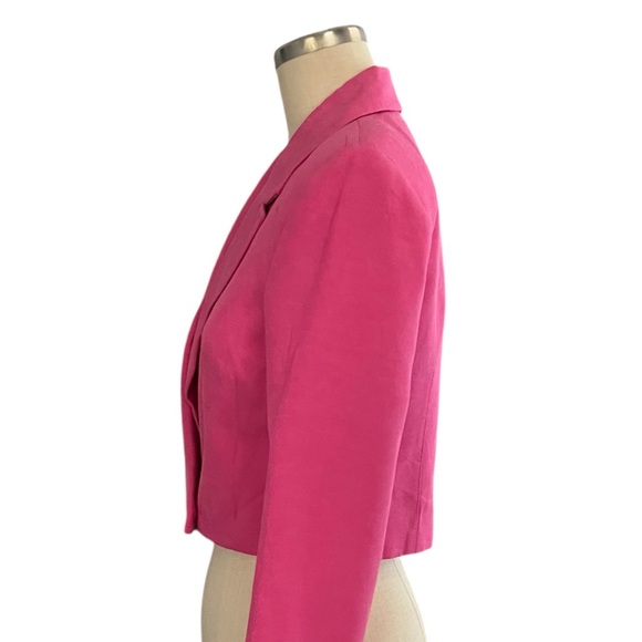 Zara Cropped Blazer Pink - Picture 6 of 9